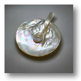 Mother of Pearl Spoon Gem Serving Set, Gem Caviar Serving Set, Luxury Serving Set